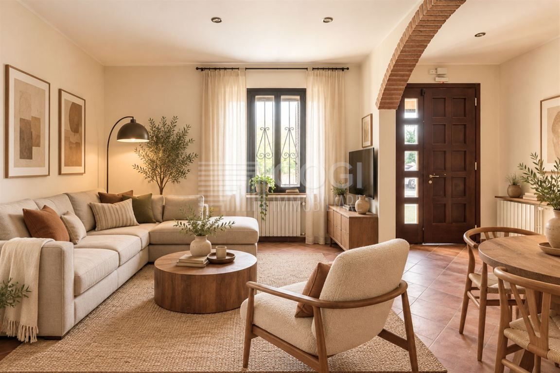 Porzione di casa immersa nella quiete della campagna