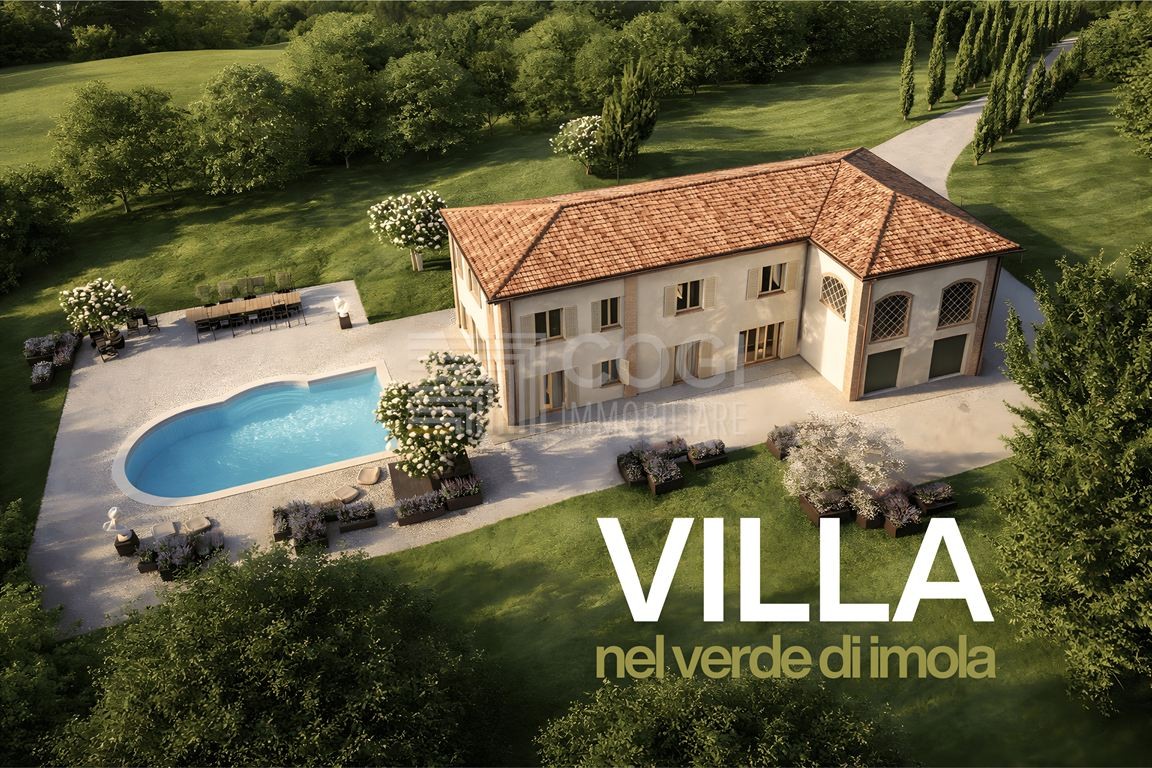 VIVERE NEL VERDE: VILLA INDIPENDENTE CON PISCINA E PARCO PRIVATO A IMOLA